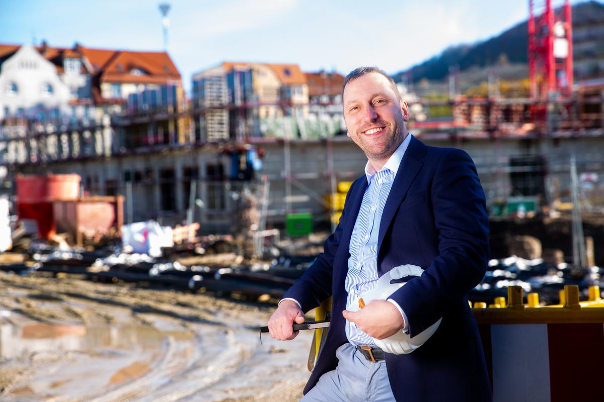 Martin auf dem Campus Inselplatz