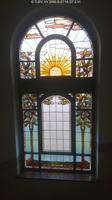 Bleiglasfesnter in Kirchenfensterform