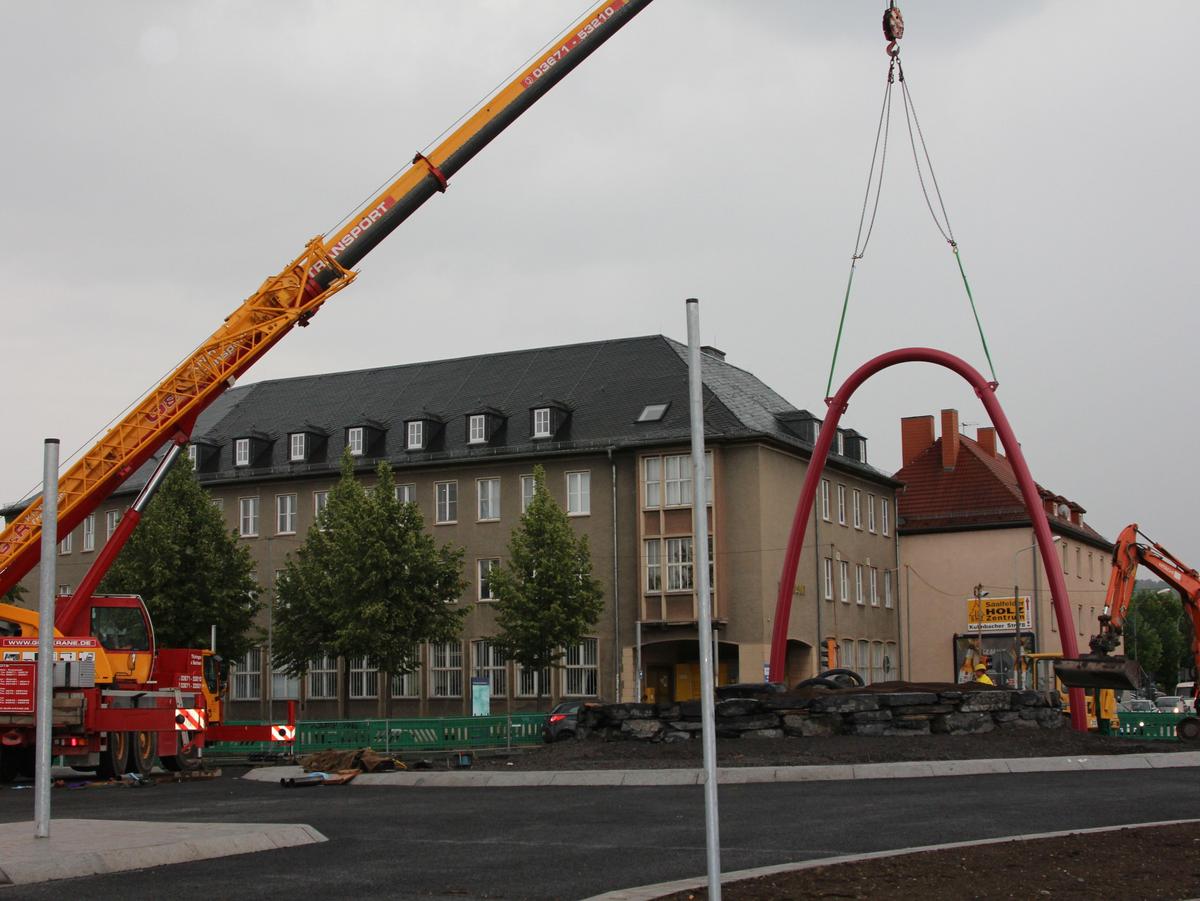 Gestaltung Kreisel 2, Ansicht am 21.07.2016